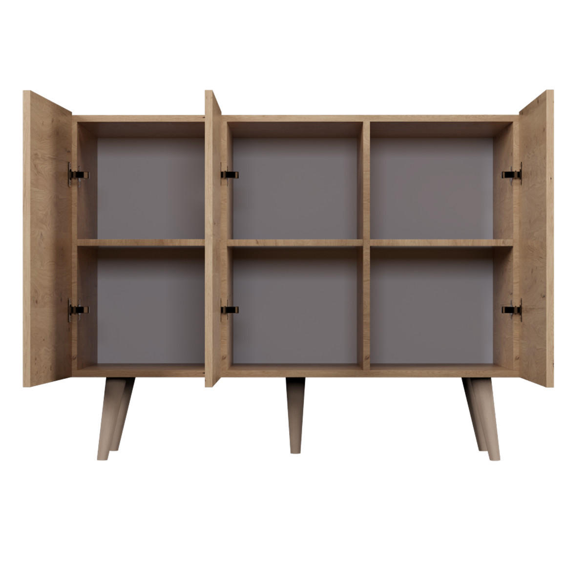 SIDEBOARD Toronto Holz - Braun, Holzwerkstoff (120/95.5/40cm) - Petits-meubles