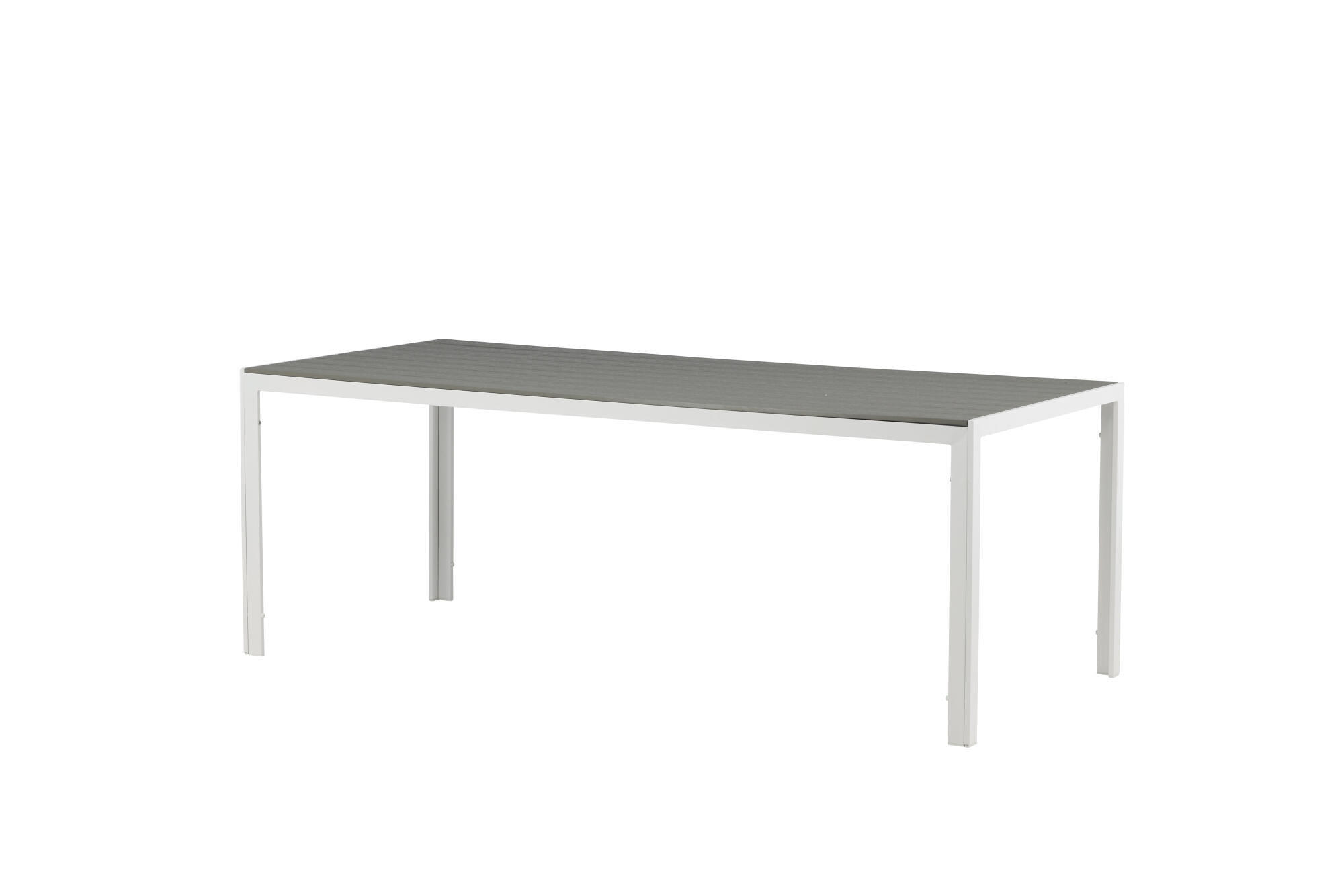 GARTENESSTISCH BREAK Grau 90x205x75 cm - Grau, Metall (205/90/75cm) - FURNLUX