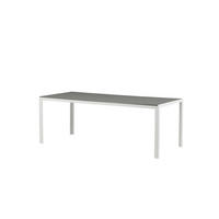 GARTENESSTISCH BREAK Grau 90x205x75 cm - Grau, Metall (205/90/75cm) - FURNLUX