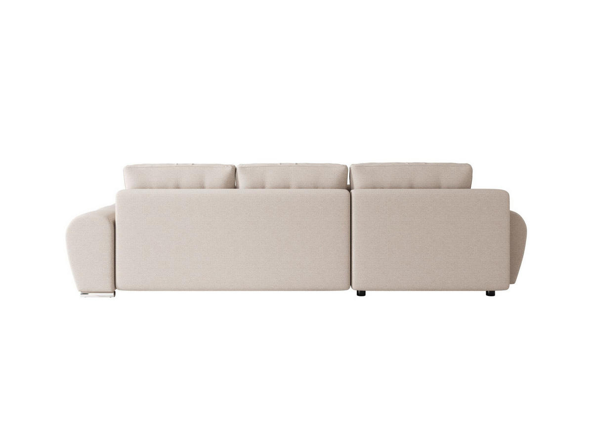 ECKSOFA BEGA L Links ARAGON 03 mit Schlaffunktion - Beige, Textil (289/185cm) - Bedante