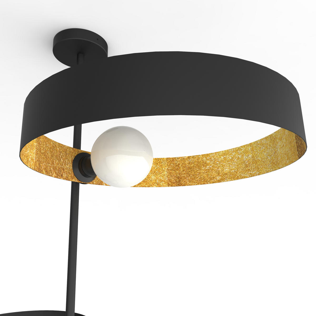 DECKENLEUCHTE - Goldfarben, Metall (40/70/80cm) - Lumicom