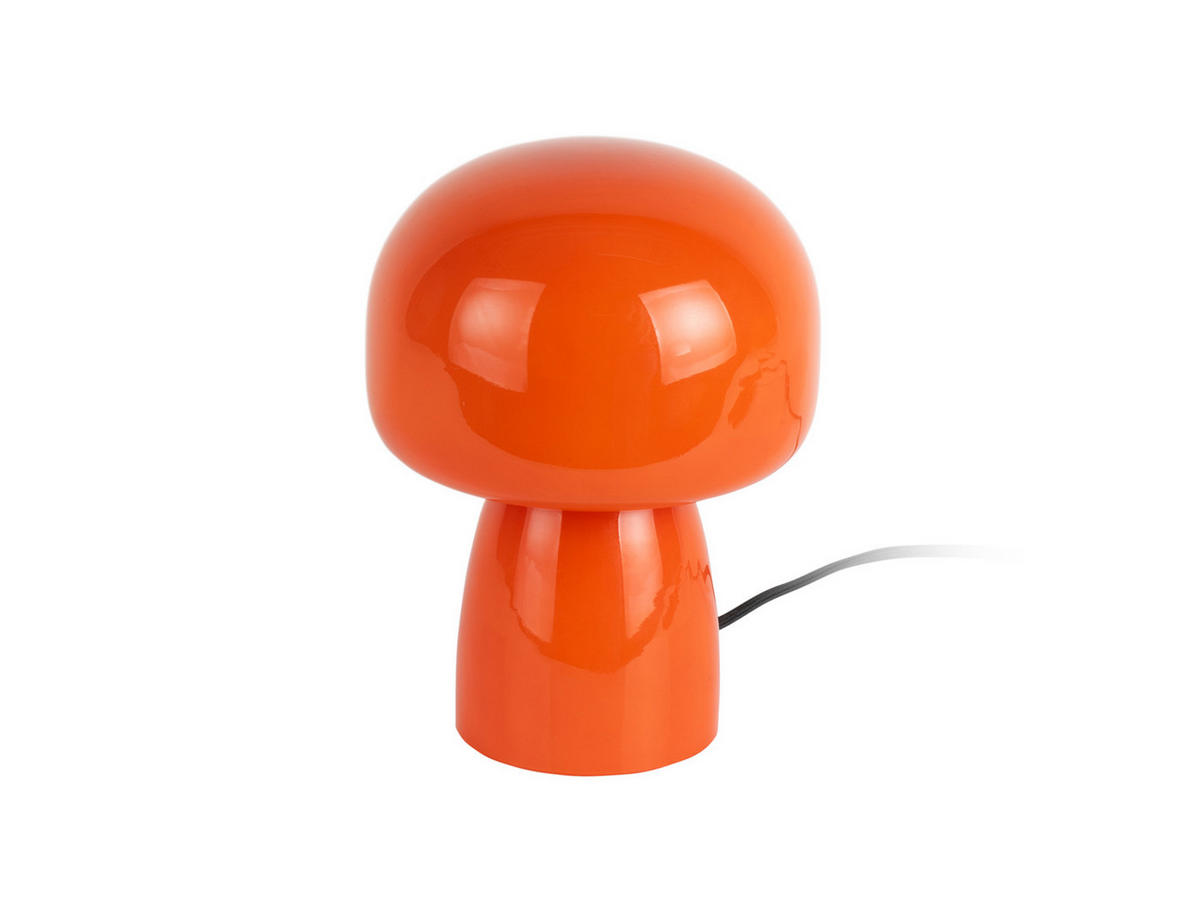 TISCHLAMPE Fervor Orange 15/15/20 cm - Orange, Glas (15/15/20cm) - Leitmotiv