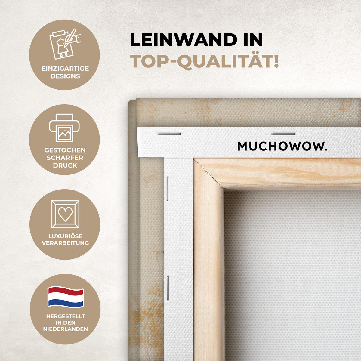 LEINWANDBILD Weihnachten - Weihnachtsmann - Winter - Open Fireside Deko Groß 90x140 cm - Dunkelrot, Textil (90/140cm) - MuchoWow