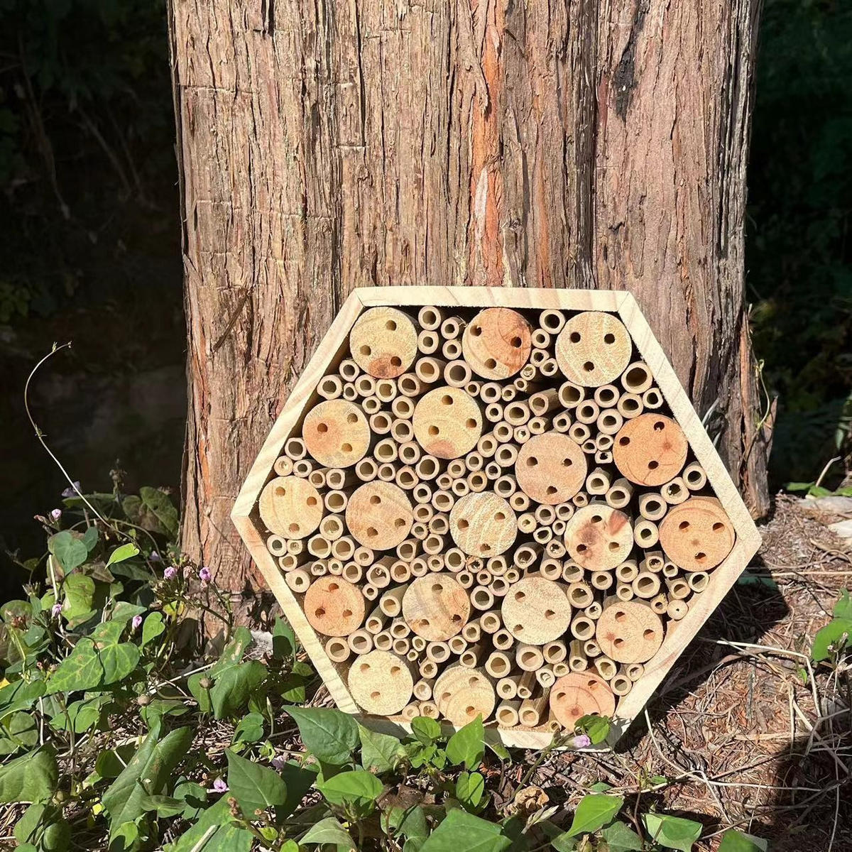 INSEKTENHOTEL 26/8/26 cm - Naturfarben, Holz (8/26/26cm) - Authentics