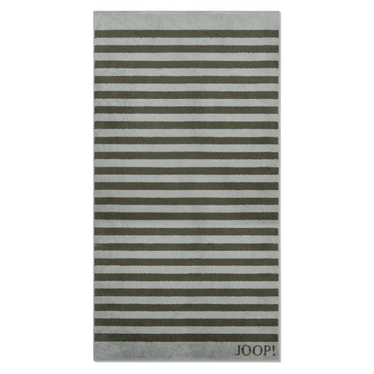 DUSCHTUCH Unisex Classic Stripes Grün Baumwolle - Grün, Textil (150/80cm) - Joop!