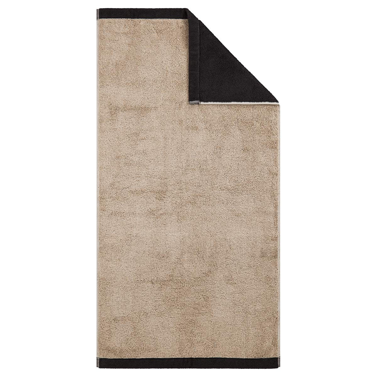DUSCHTUCH Lifestyle Splash 2er-Set - Beige, Textil (70/140cm) - Cawö