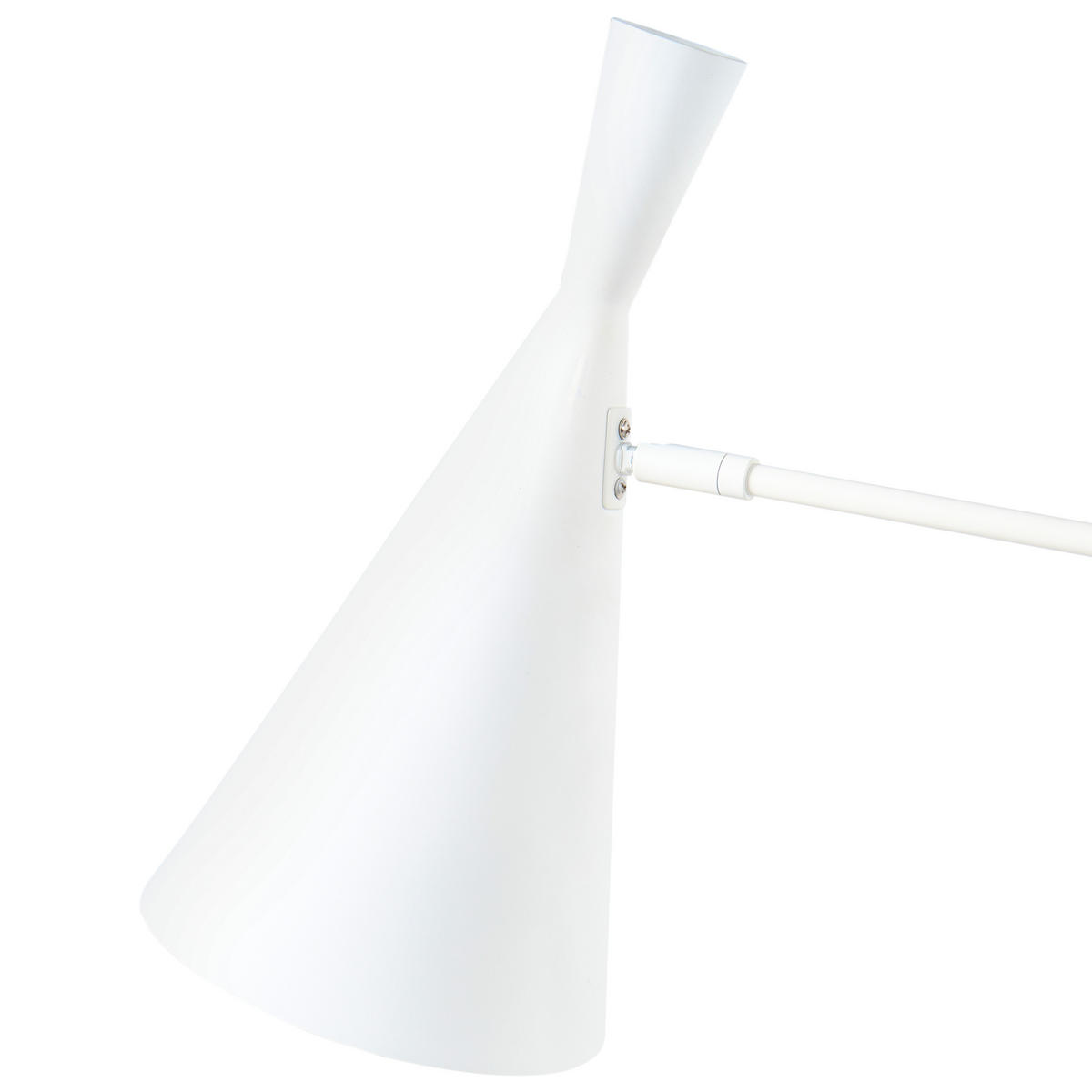 NÁSTĚNNÁ LAMPA Bílá Marisa - bílá, kov (18/83/64cm) - Beliani