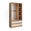 KINDERKLEIDERSCHRANK Elmo Sonoma 100 x 200 cm mit 2 Schubladen - Sonoma Eiche, Holzwerkstoff (100/200/50cm) - Vicco