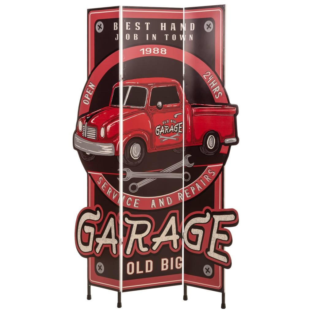 PARAVENT aus geflochtenem Papier mit 3 PANEELE, 40x3x2cm - Multicolor, Metall (120/180/2cm) - Wanderlust