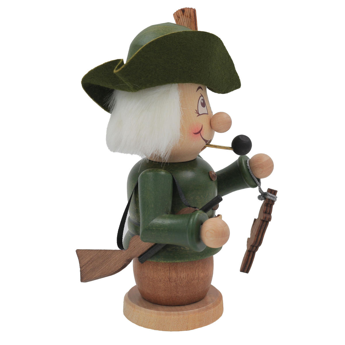 RAUCHFIGUR Wichtel Jäger 15cm - Multicolor, Holz (9/15/0.1cm)