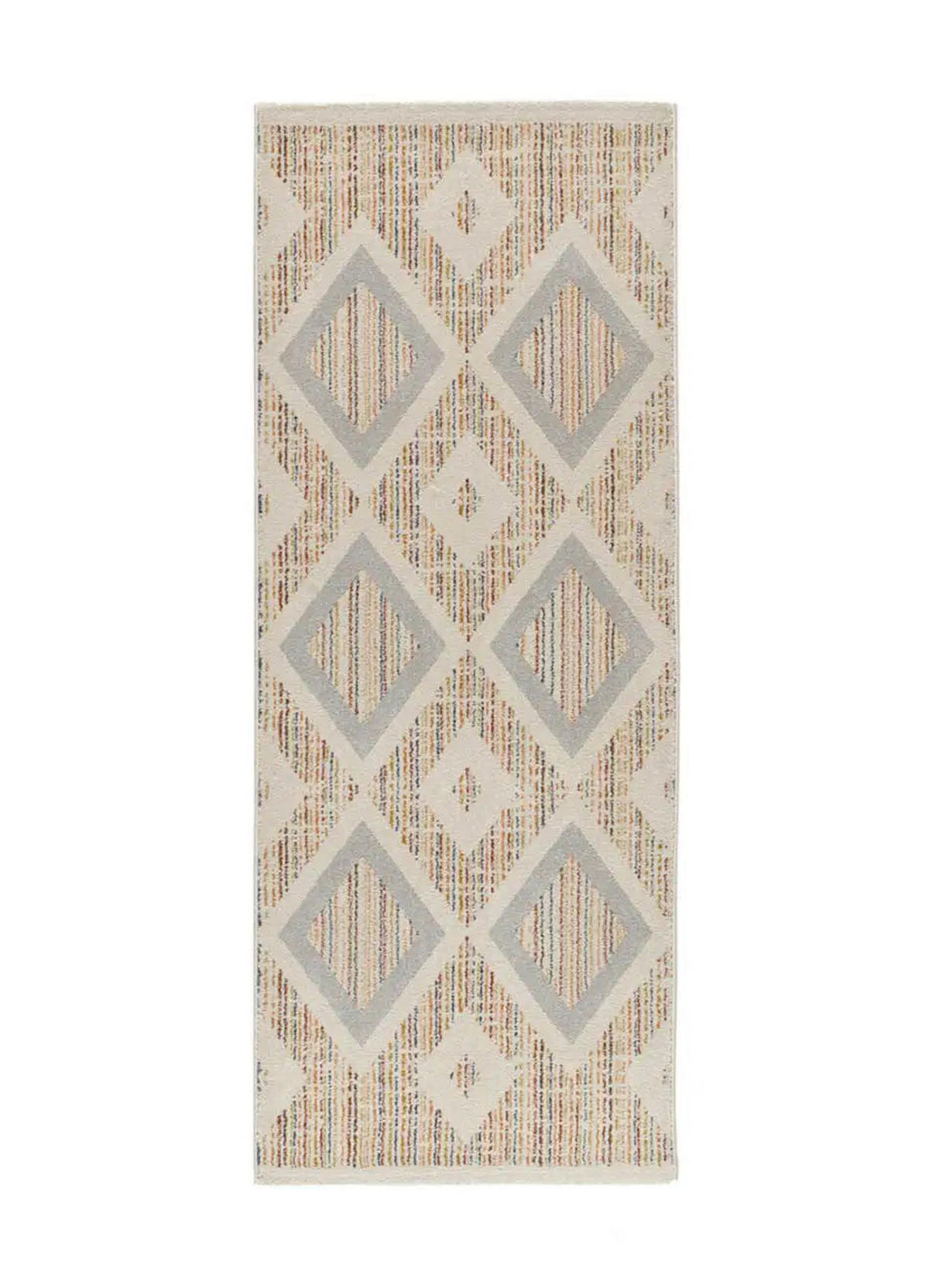 WEBTEPPICH Mehrfarbig Siroco 80/200 cm - Beige/Multicolor, Naturmaterialien/Textil (80/200cm) - Atticgo