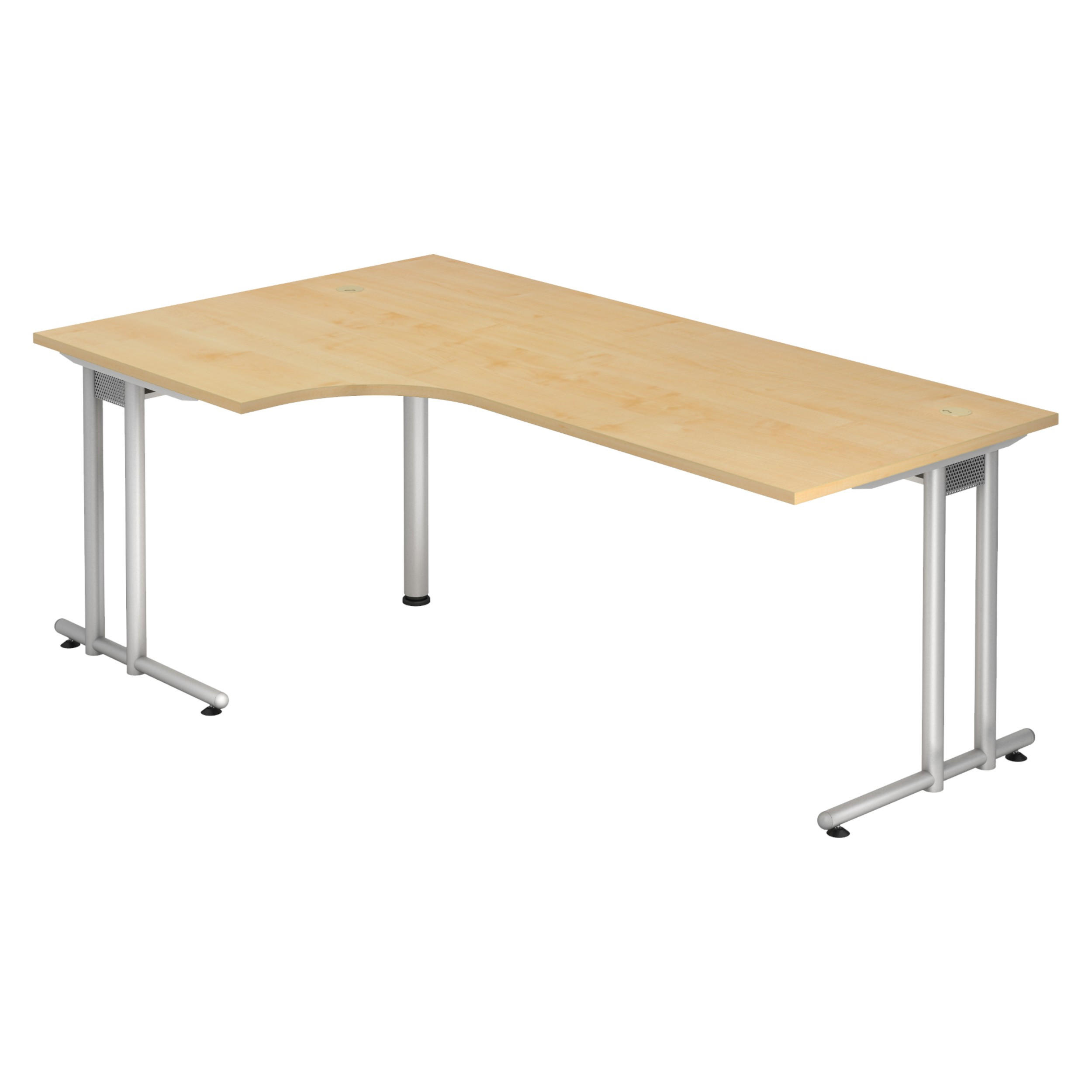 SCHREIBTISCH Serie-N 120/200/72 cm in Ahornfarben - Ahornfarben, Holzwerkstoff (120/200/72cm) - bümö
