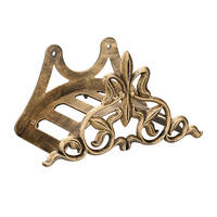 DRŽIAK hadice - medená, kov (29/16/14cm) - Relaxdays