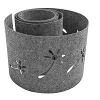 SICHTSCHUTZSTREIFEN Design Vlies Dekor Pusteblume Einzelstreifen Hellgrau 2,55m - Hellgrau, Kunststoff (260/19cm) - ZAUN|ZU