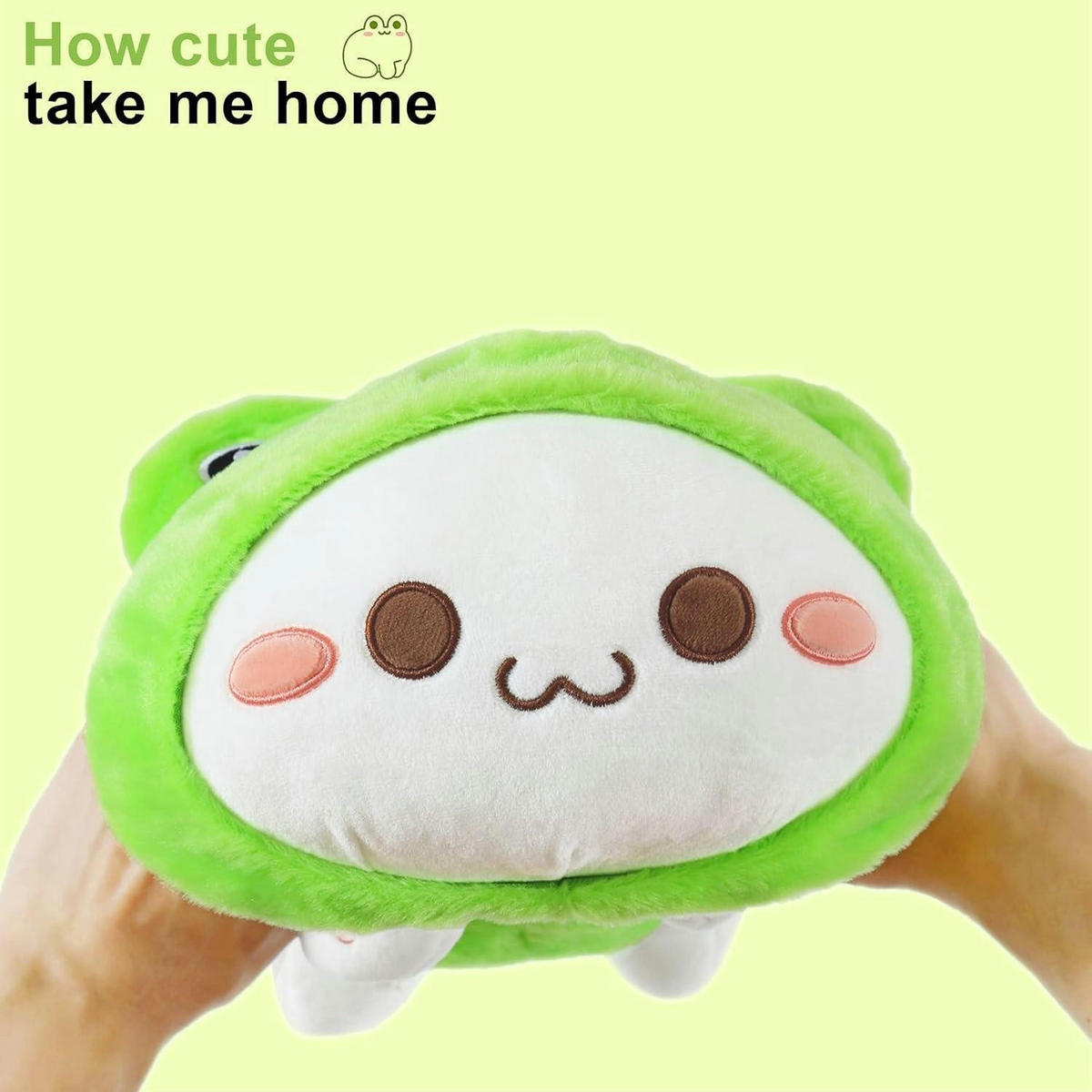 PLÜSCHTIER Frosch Katze 30 cm - Grün, Textil (20/20cm)