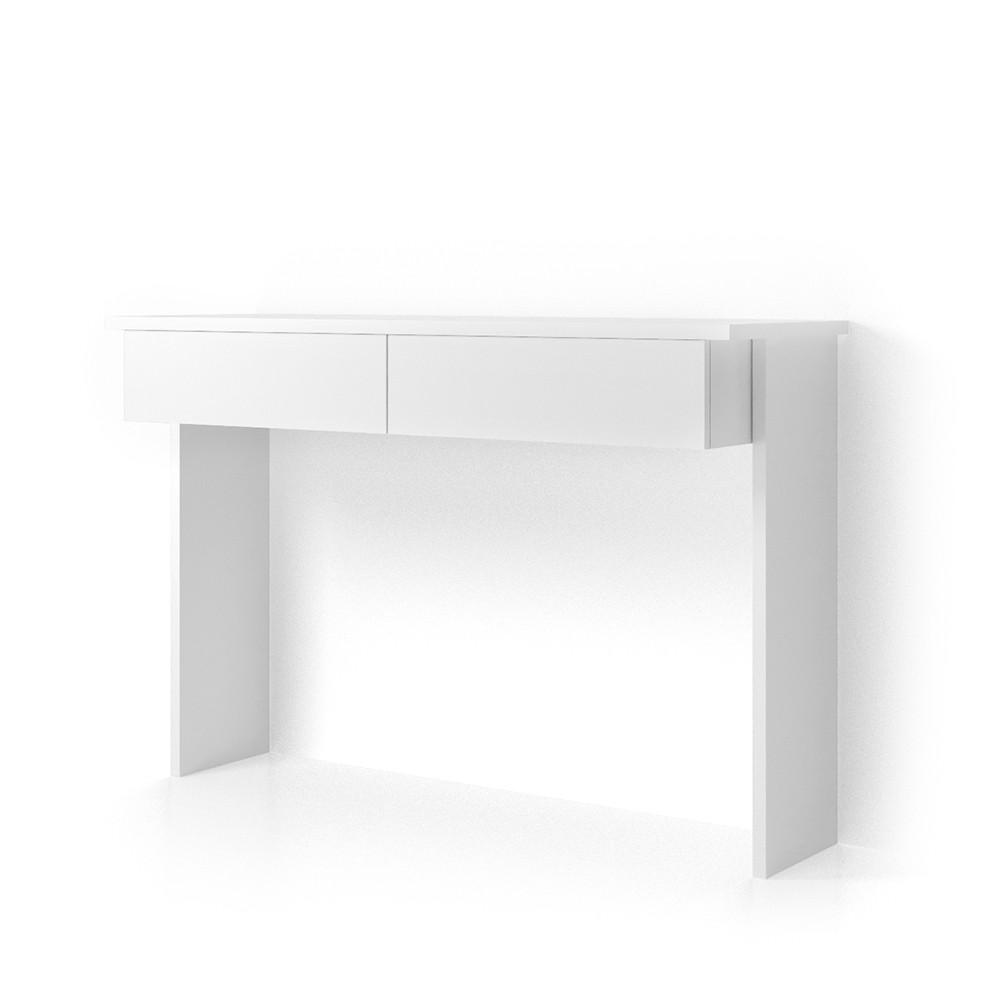 SCHMINKTISCH Azur Weiß 120 cm ohne Spiegel - Weiß, Holzwerkstoff (40/120/83cm) - Vicco