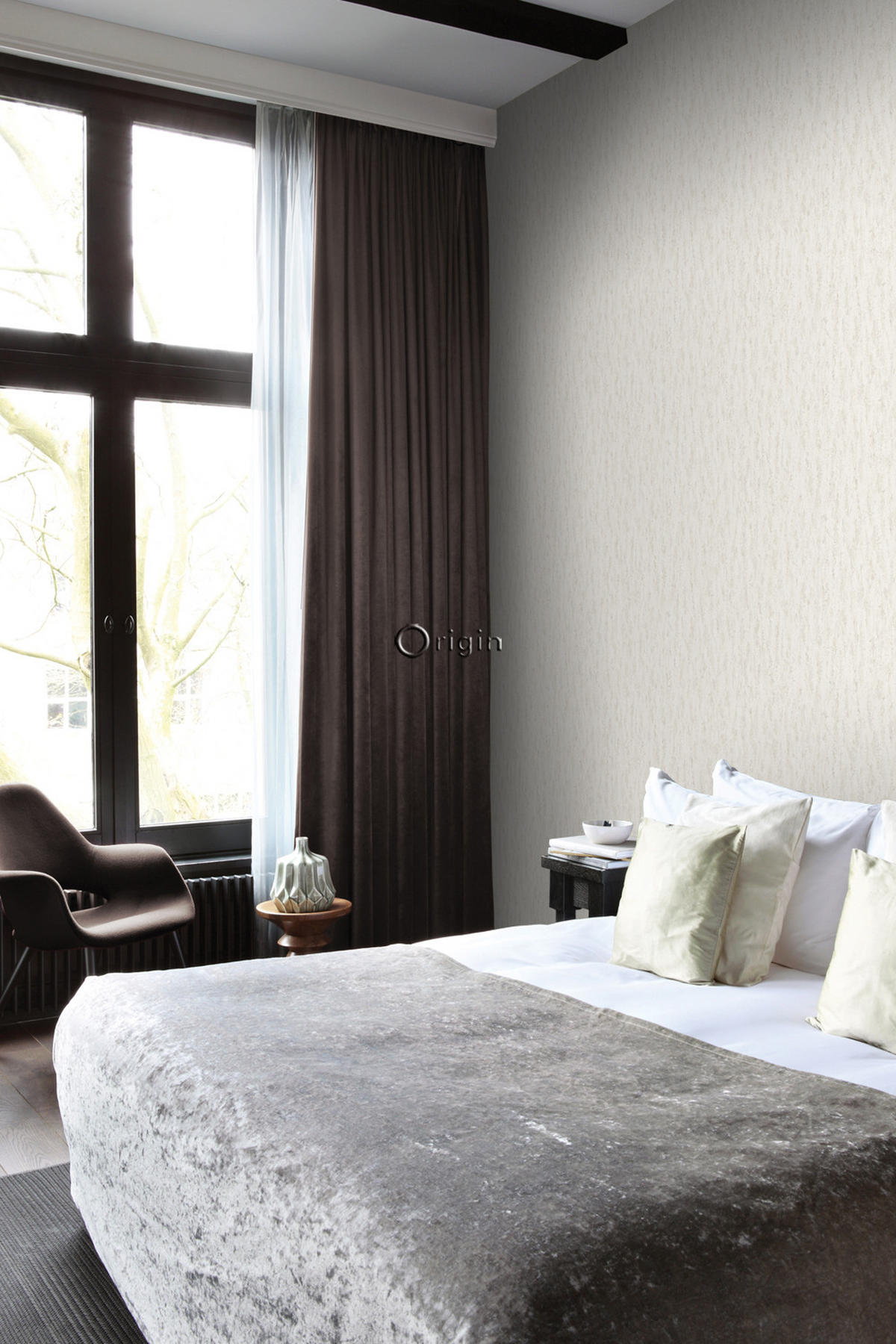 TAPETE Stein-Optik 53 cm x 10.05 m - Beige, Papier (53/1000cm) - Origin Wallcoverings