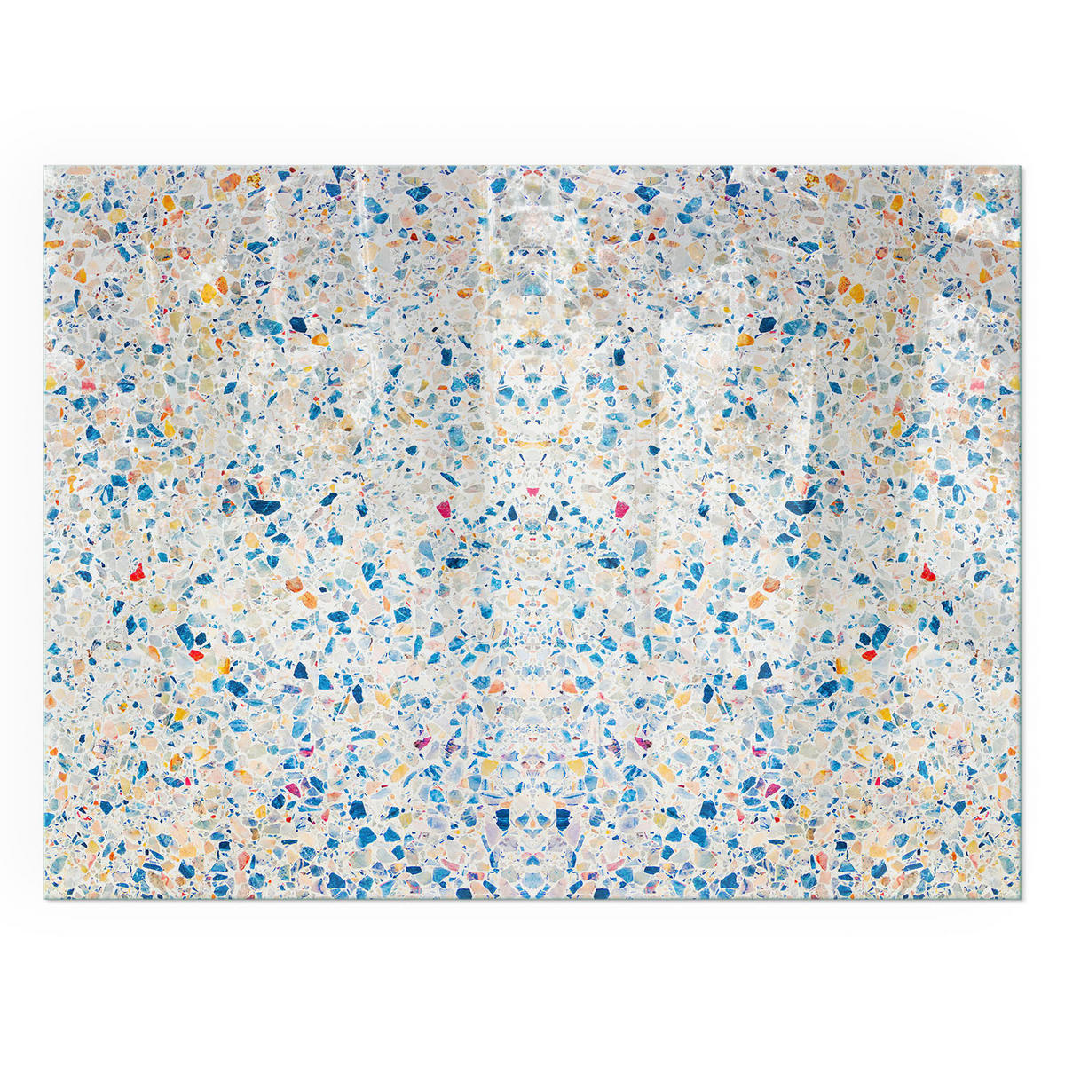 GLASPLATTE für Kamin 80x60 cm - Weiß, Glas (80/60/0.4cm) - TULUP