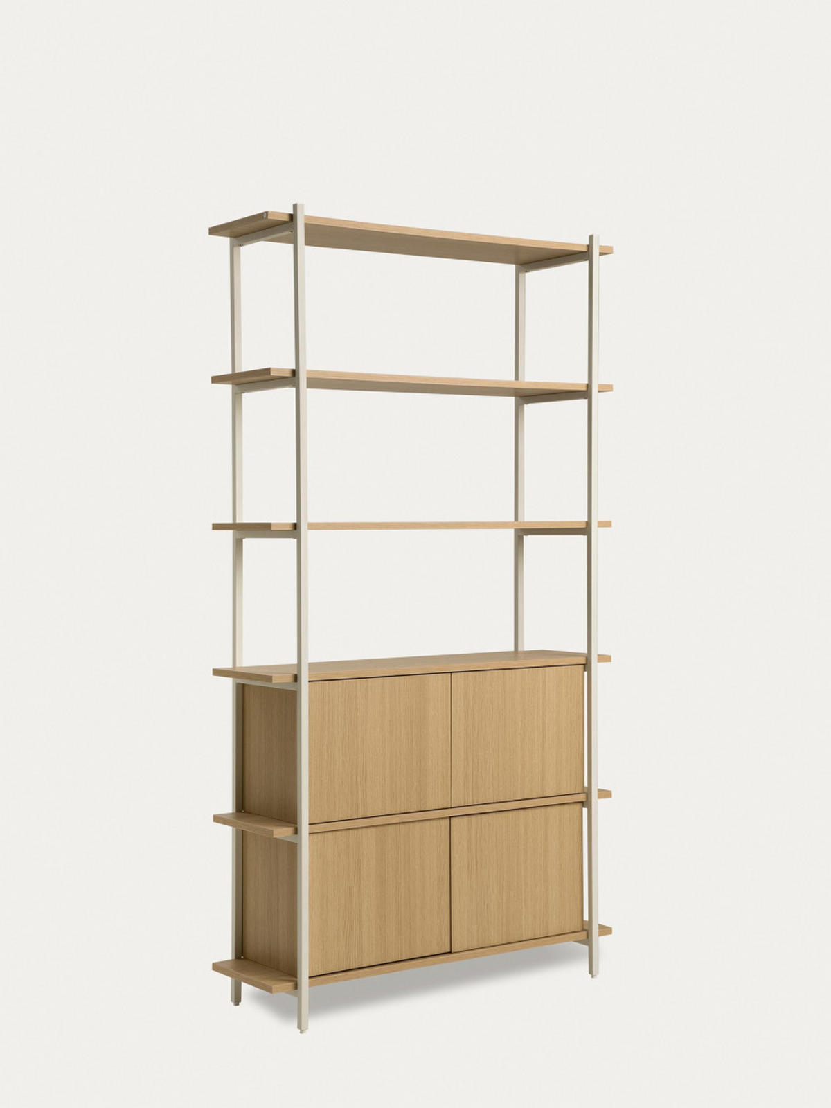 BÜCHERREGAL Darel Natur 105.8 cm x 197 cm - Braun, Holzwerkstoff (105/197/34cm) - Kenay Home