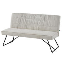 SITZBANK HANNAH - Creme, Metall (160/89/65cm) - DUBI Möbel