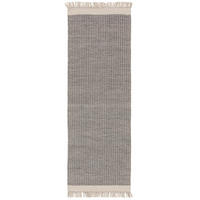 VOLNENA tekaška preproga Kim siva 80x250 cm - siva, tekstil/naravni materiali (80/250cm) - benuta Pure