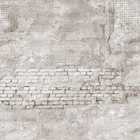 FOTOTAPETE Stein-Optik 424 x 280 cm - Grau, Papier (424/280cm) - Sanders & Sanders