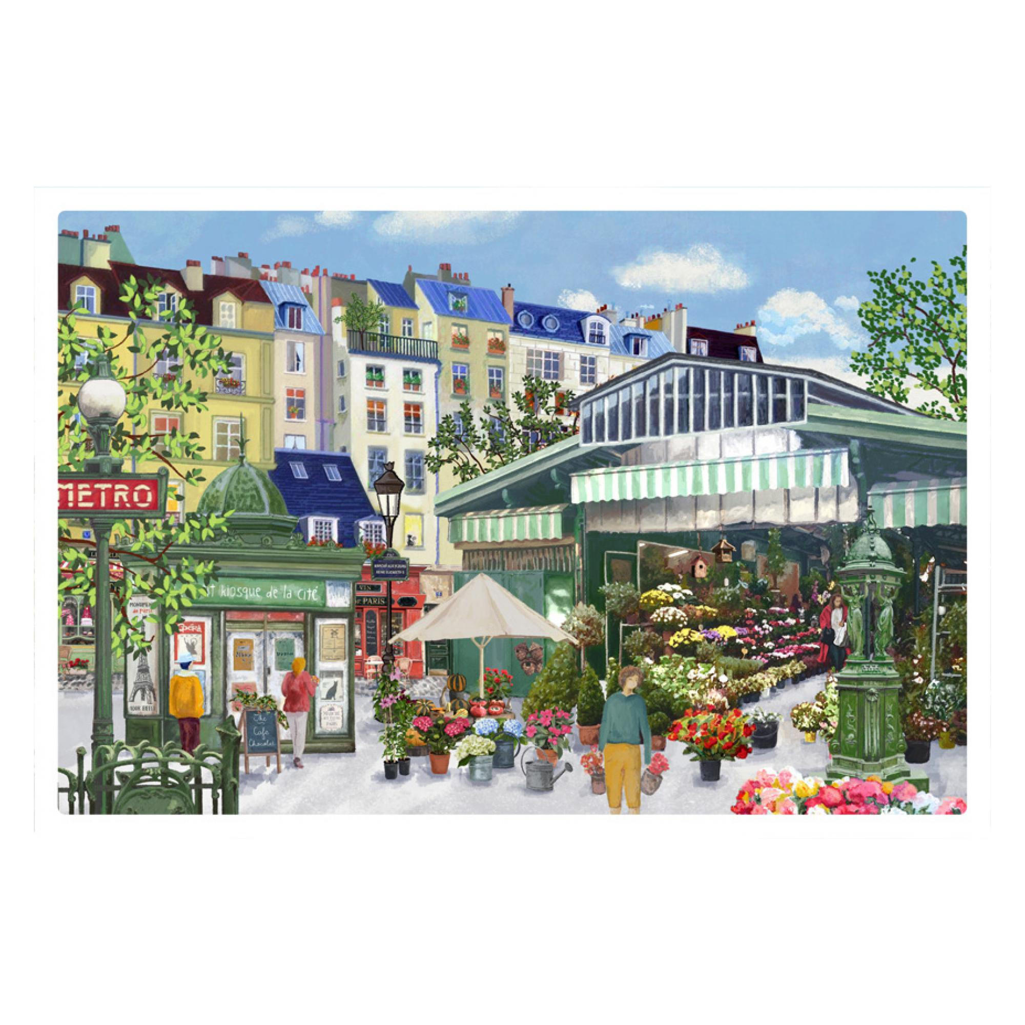 TISCHSET Marche aux fleurs passend 30 x 45 cm - Multicolor, Textil (30/45cm) - Winkler