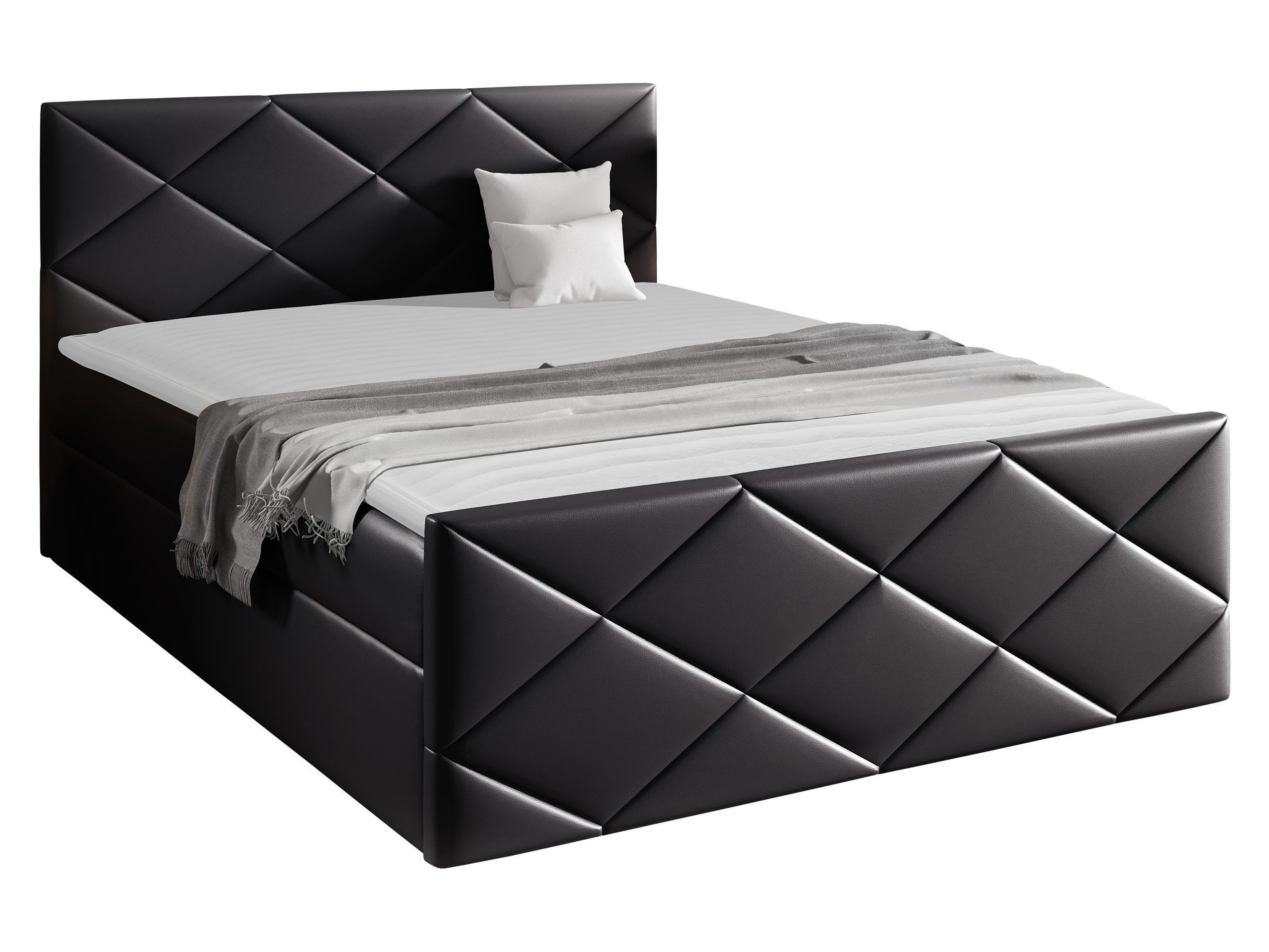 BOXBETT Herkules - Schwarz, Holz (140/200cm) - MIRJAN24
