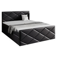 BOXBETT Herkules - Schwarz, Holz (180/200cm) - MIRJAN24