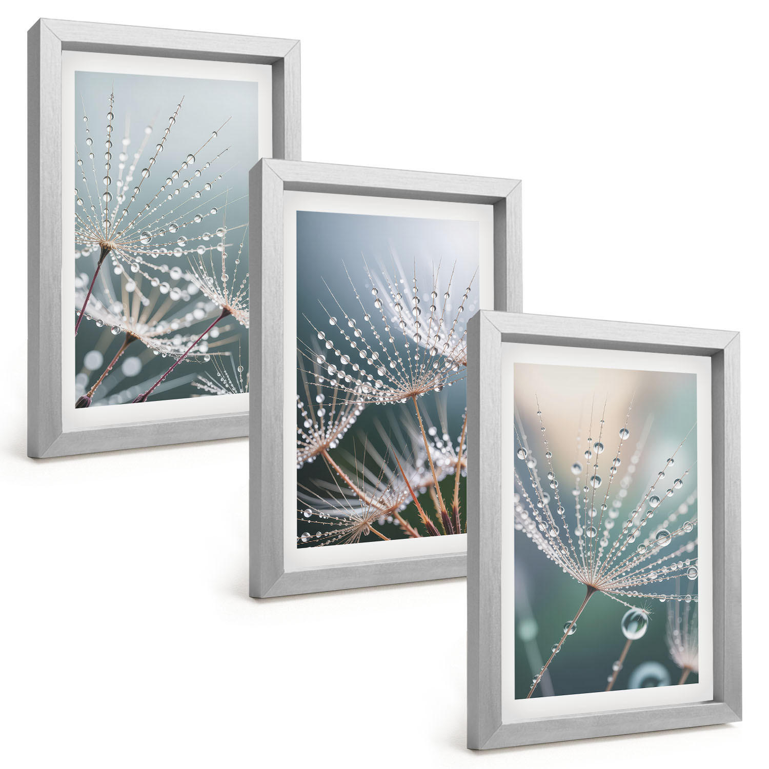 Tulup Bilder Silber 20x30 cm