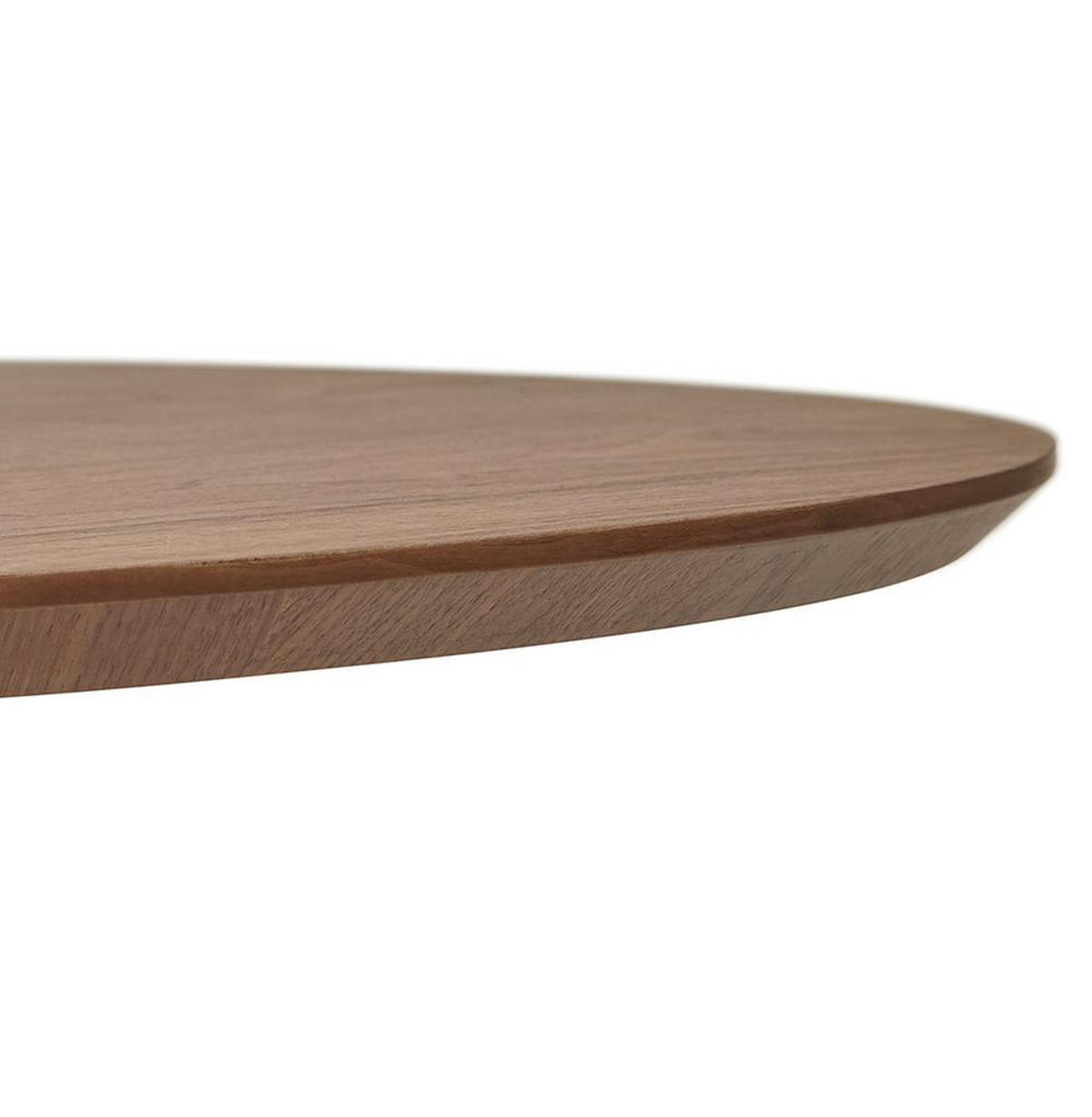 ESSTISCH Rund Holz Skandi-Stil Langlebig Ø120 LIRAXO, Braun 120x120x75 cm - Braun, Holz/Holzwerkstoff (120/120/75cm) - KADIMA DESIGN