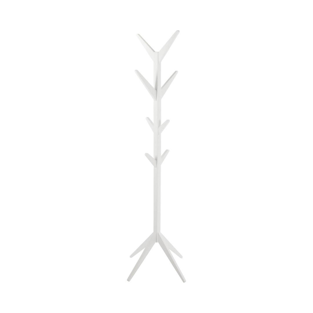 GARDEROBENSTÄNDER, Asa, Weiß, Holz, 42 x 42 x 178 cm - Weiß, Holz (42/178/42cm) - ebuy24