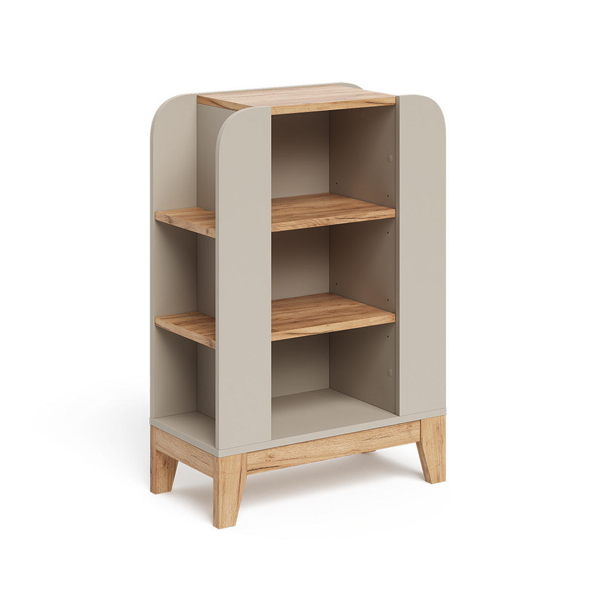 KINDERREGAL Malia Cashmere 60 x 88 cm mit 9 fächern - Kaschmir/Hellgrau, Holzwerkstoff (60/88/30cm) - VitaliSpa