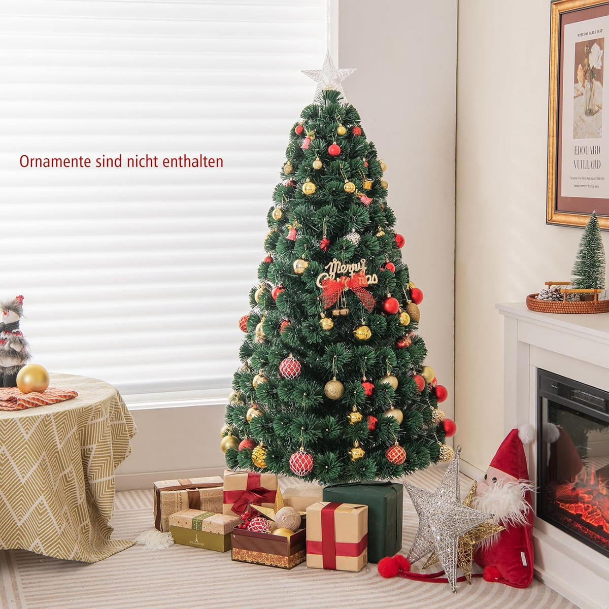 WEIHNACHTSBAUM Grün - Grün, Kunststoff (150cm) - COSTWAY