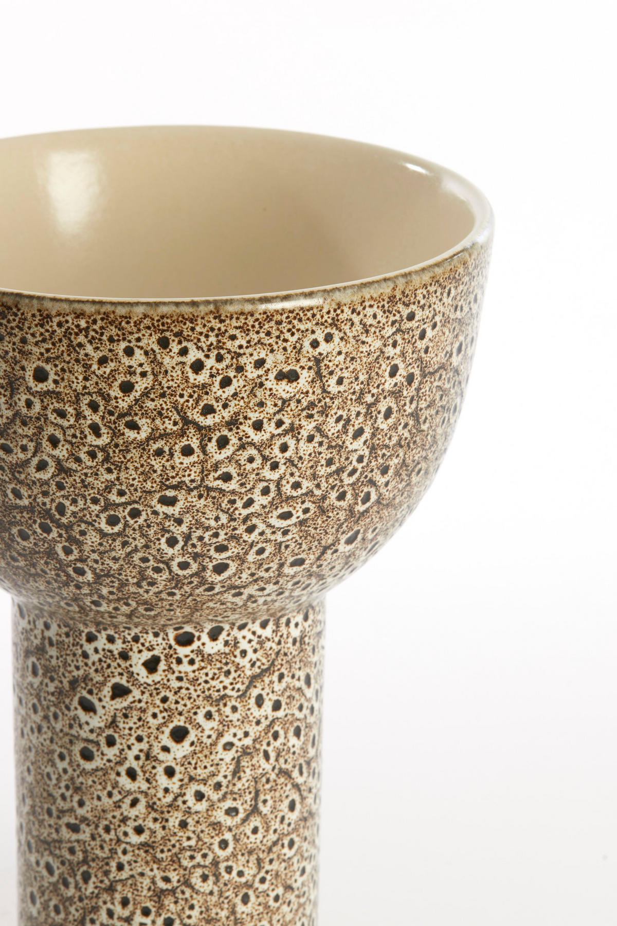 SCHALE Kavala Weiß Ø25,5/33,5 cm - Weiß, Keramik (25.5/33.5cm) - Light & Living