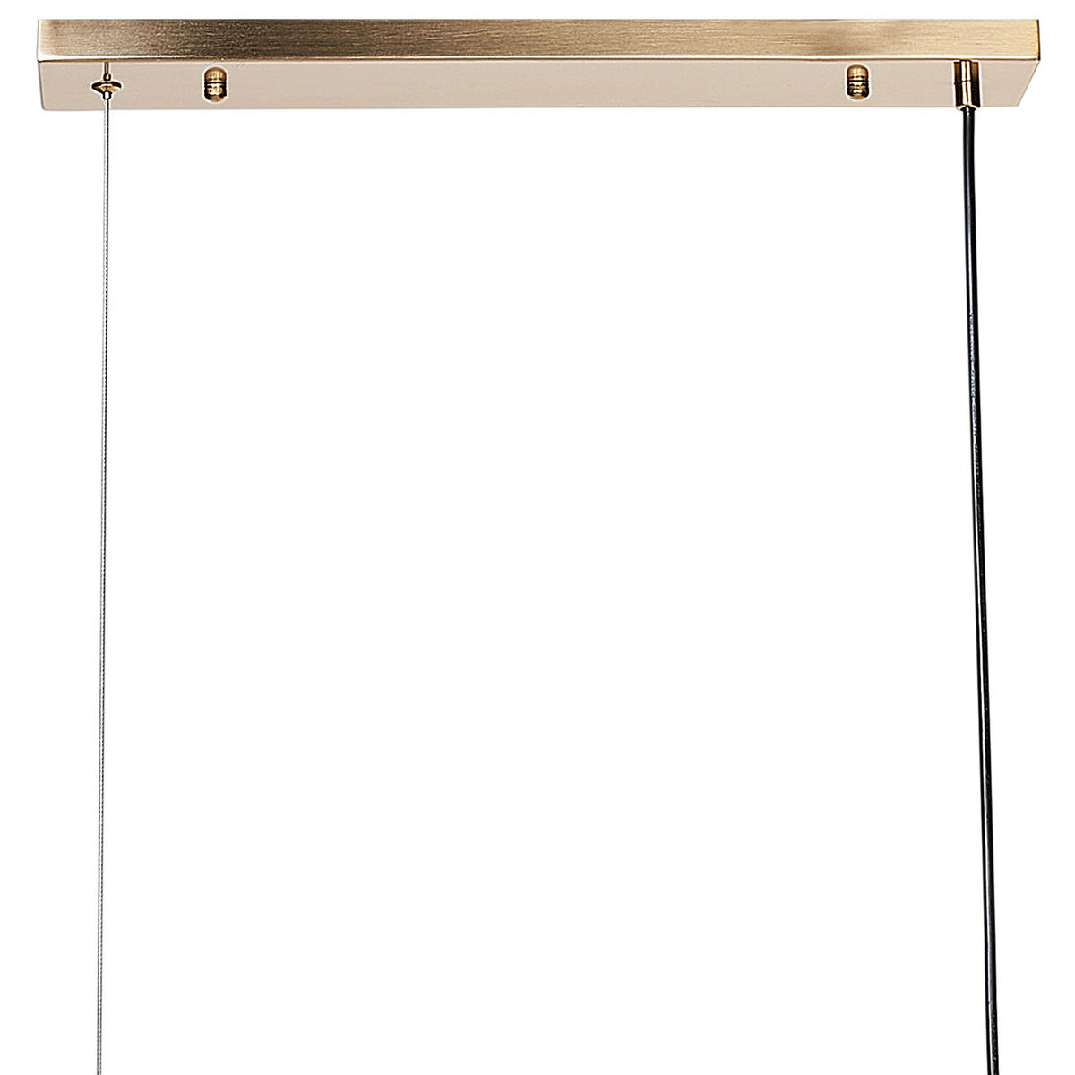 HÄNGELEUCHTE Geehi 20/100/133 cm - Messingfarben, Metall (20/100/133cm) - Beliani