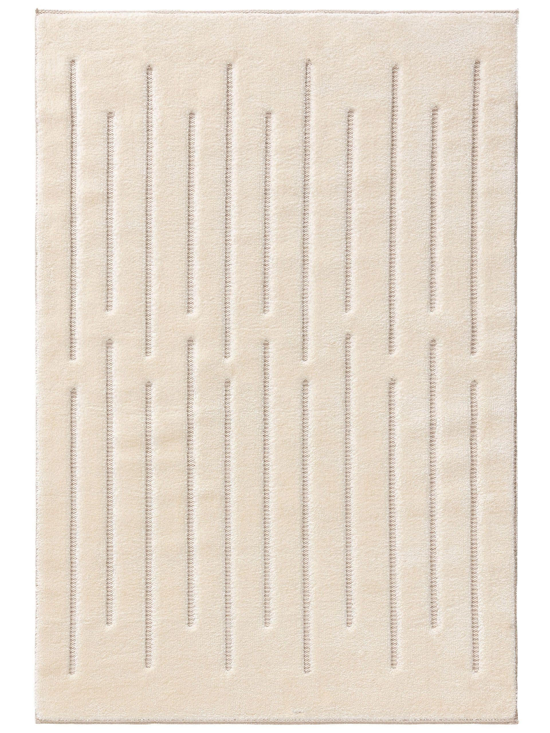 TEPPICH Elvy Cream 250x350 cm - Creme, Kunststoff (250/350cm) - benuta