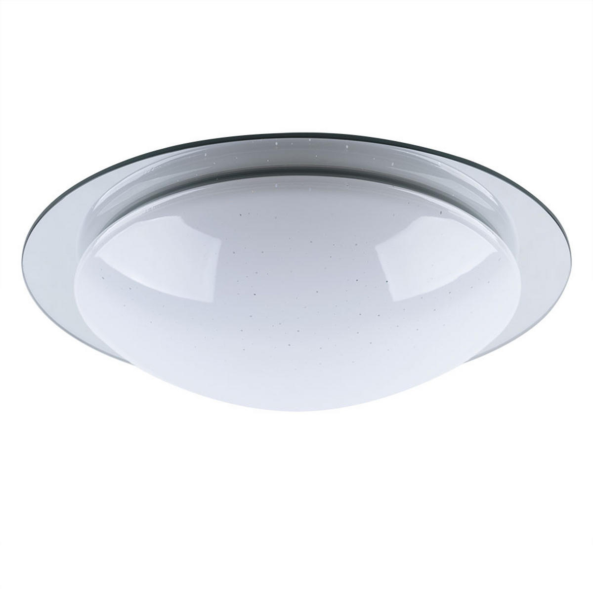 LED DECKENLEUCHTE Stahl Weiß - Weiß, Metall (38/38/10cm)