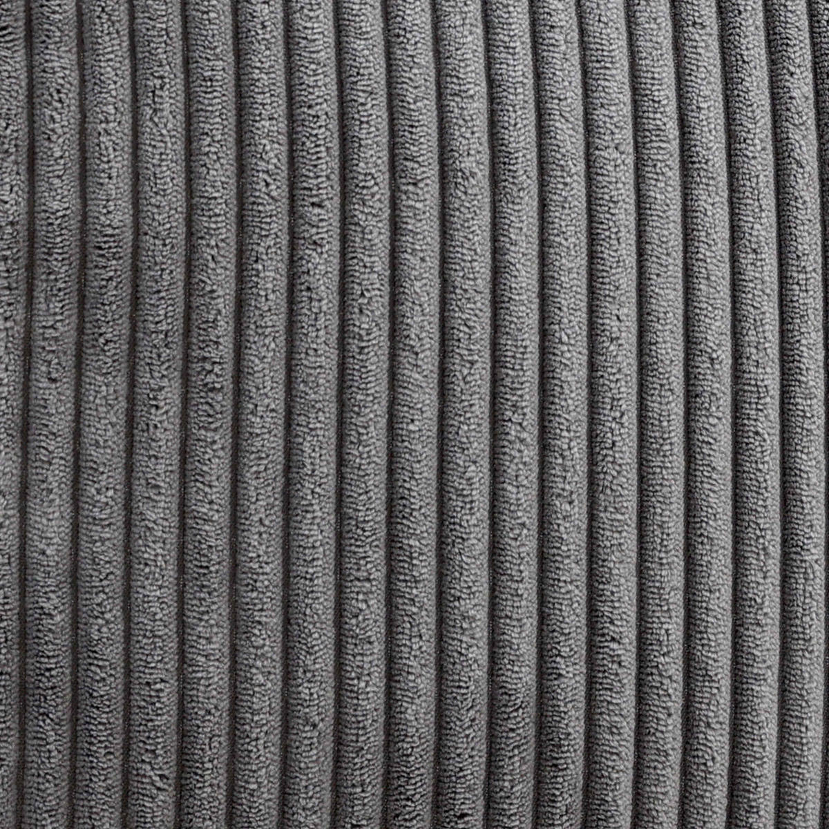 SITZSACK Klassisch Sessel aus Cord 2-tlg. - Dunkelgrau/Anthrazit, Textil (85/50/85cm) - icon