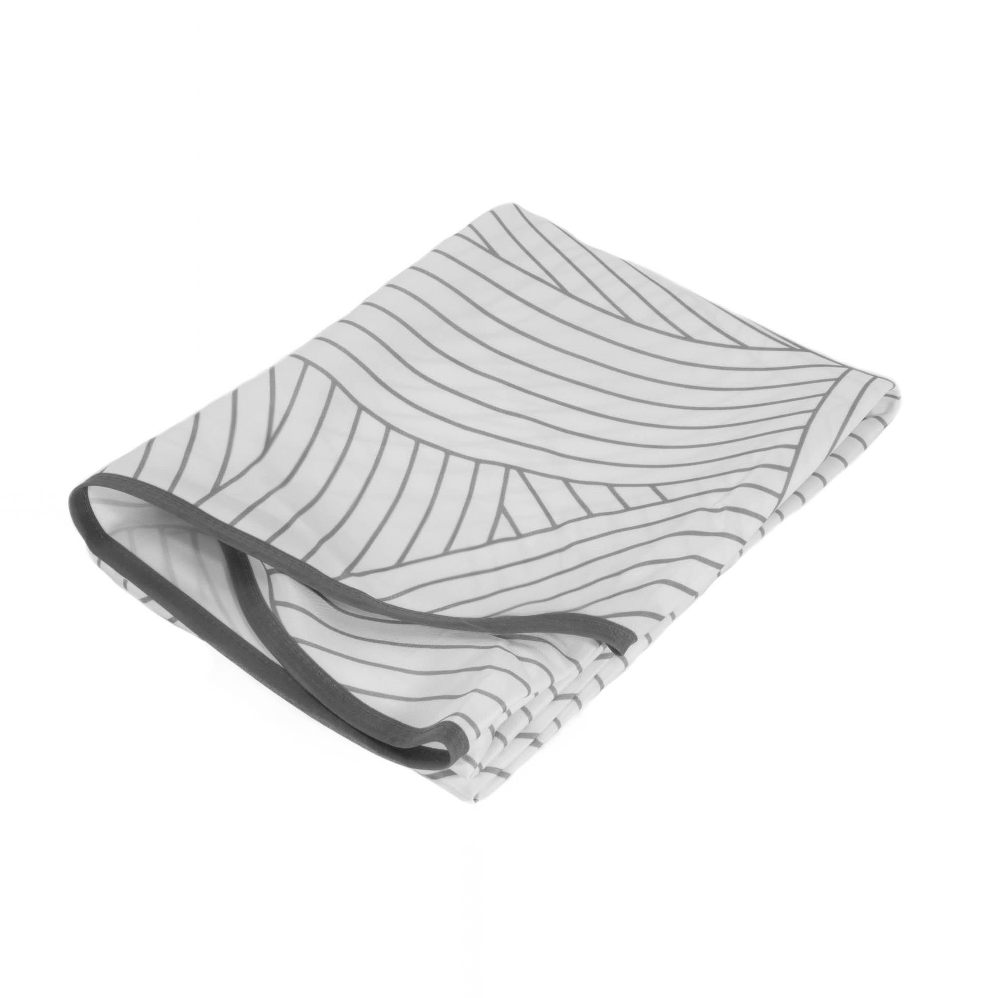 TISCHDECKE Linea Ø 180 cm - Weiß, Textil (180/180cm) - Douceur d´intérieur