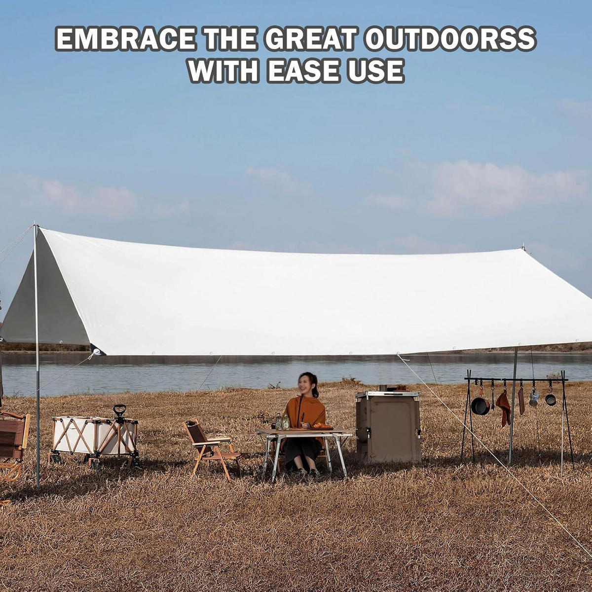 ABDECKPLANE 4 x 6 m 440 g/m² Weiß - Weiß, Kunststoff (600/400/1cm)