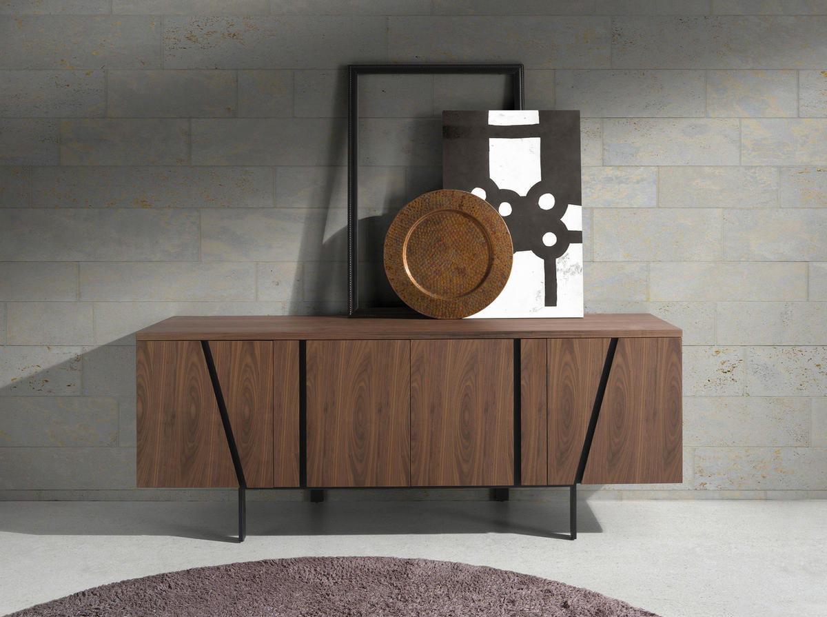 SIDEBOARD Walnuss 191/50/74 cm - Walnussfarben, Holz (191/74/50cm) - ANGEL CERDA