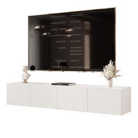 TV-LOWBOARD ANGEL Weiß hängend mit LED-Beleuchtung 200 cm - Weiß, Holzwerkstoff (200/36/40cm) - Idohome