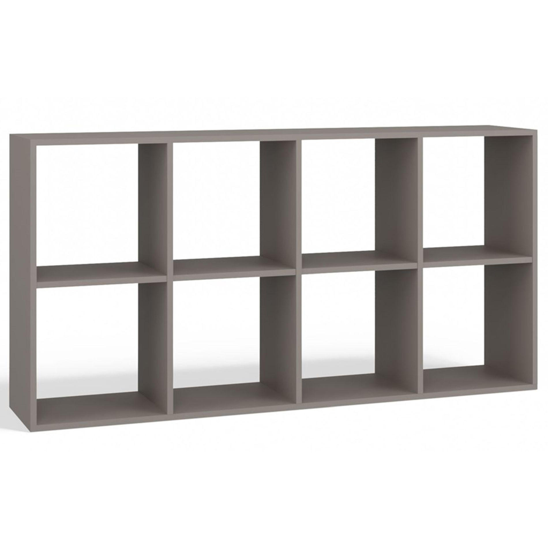 STANDREGAL Malax Grau 147 cm - Grau, Holzwerkstoff (119/55/18cm) - Selsey