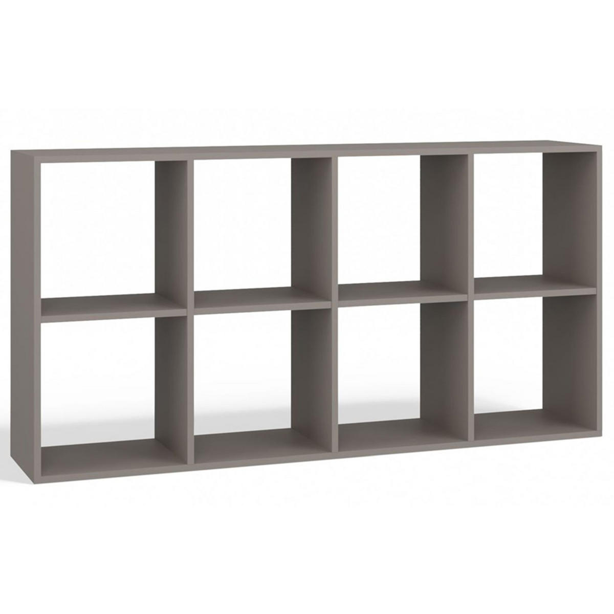 STANDREGAL Malax Grau 147 cm - Grau, Holzwerkstoff (147/75/30cm) - Selsey