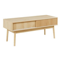 FERNSEHTISCH Landskrona - Eichefarben, Holz/Holzwerkstoff (115/48/40cm) - [en.casa]