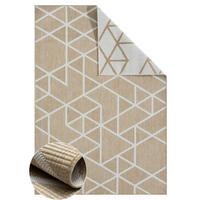 OUTDOORTEPPICH Flint Beige,Dunkelgrau,Sandfarben 100/160 cm - Beige, Textil (100/160cm) - My-Rug