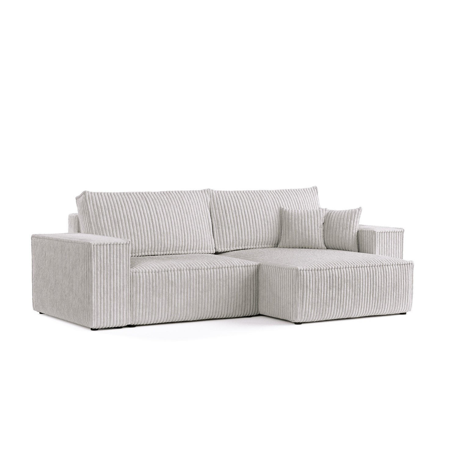 AltaBeds ROHOVÁ SEDAČKA CAVO, textil, Šedá
