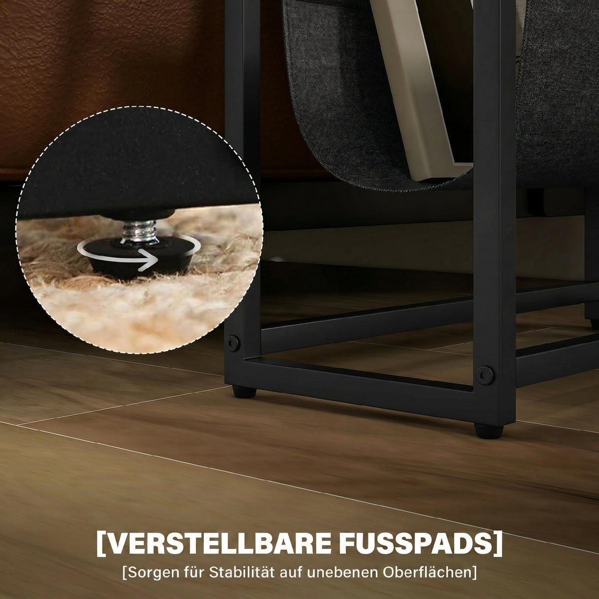 BEISTELLTISCH Braun 1 Stück - Braun, Naturmaterialien (43/18/56cm) - GiPP