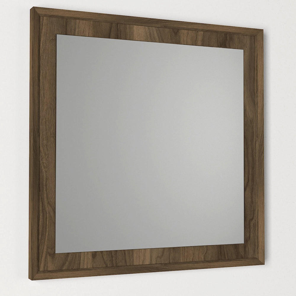 SPIEGEL Oscar 61x61cm Walnuss - Walnussfarben, Holzwerkstoff (61.2/61.2/2cm) - moebel17